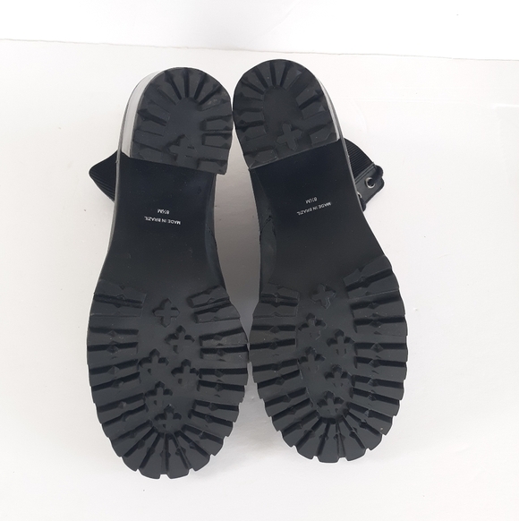 Matisse Leather Lace Up Ankle Boots Moss - Picture 5 of 8